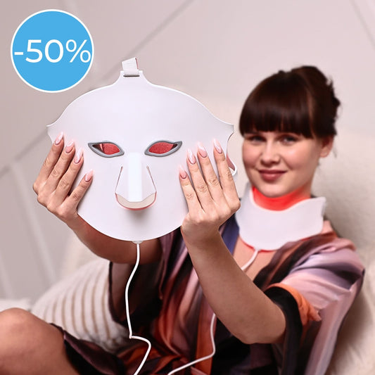 Glowskin Pro - Masque LED Soin Visage & Cou